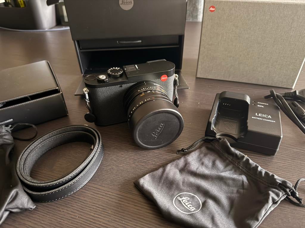 Leica Q3 (als nieuw, alle accessoires + doos), Audio, Tv en Foto, Fotocamera's Digitaal, Ophalen, Compact, Zo goed als nieuw, Overige Merken
