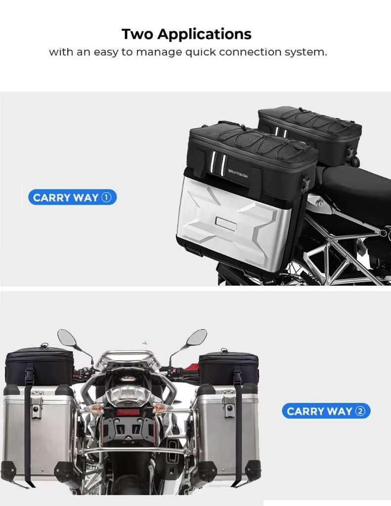 EXTRA bagage rails voor de BMW "VARIO" koffers, 2 cilinders, Motorrijbewijs A, Bedrijf, Meer dan 35 kW