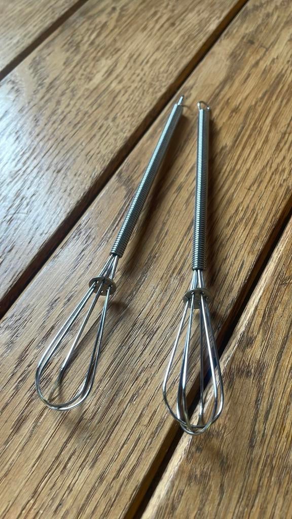 Mini-fouet 12 pièces, Enlèvement ou Envoi, Neuf, Inox ou Chrome