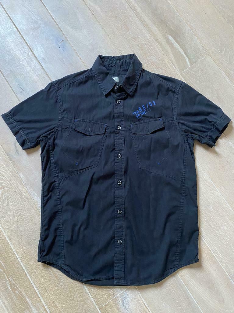 Hemdje maat M (39/40) van Angelo Litrico, Kleding | Heren, Overhemden, Angelo Litrico, Zwart, Zo goed als nieuw, Halswijdte 39/40 (M)