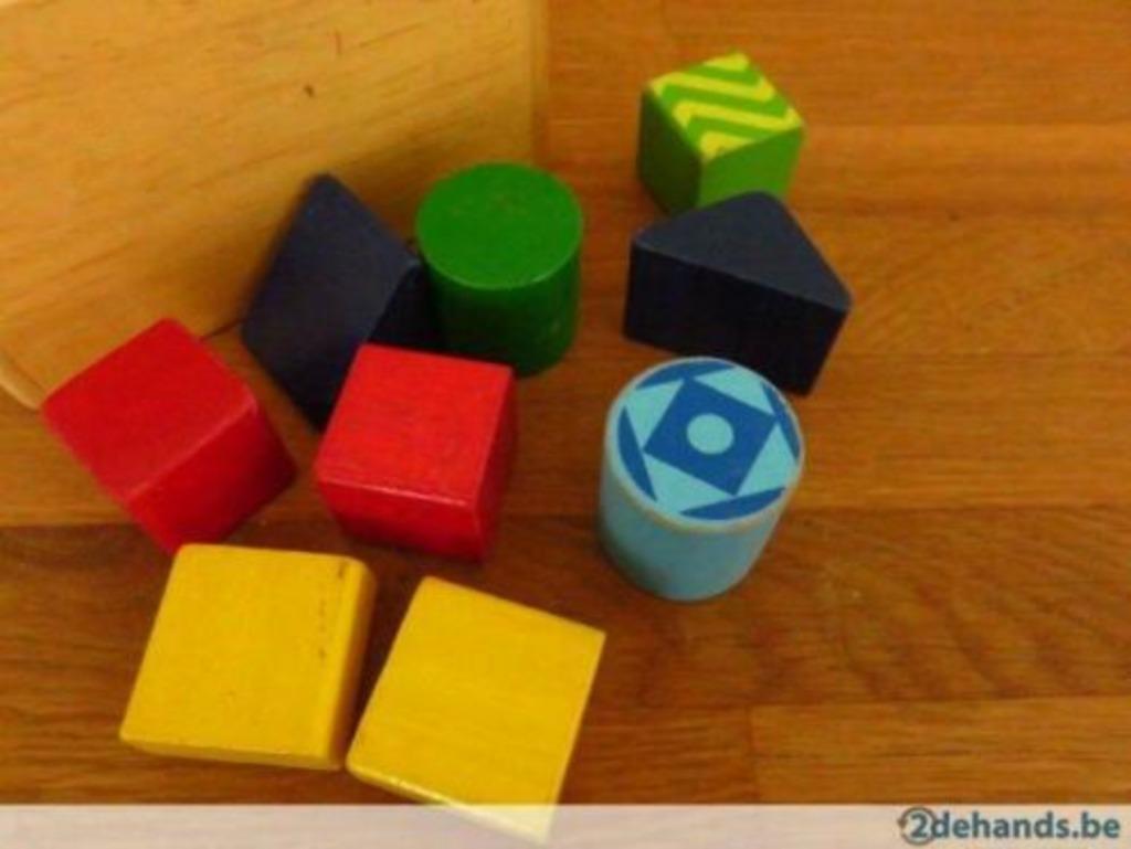 Houten puzzelbox - insteekdoosje, Ophalen of Verzenden, Minder dan 10 stukjes, Gebruikt, 6 maanden tot 2 jaar