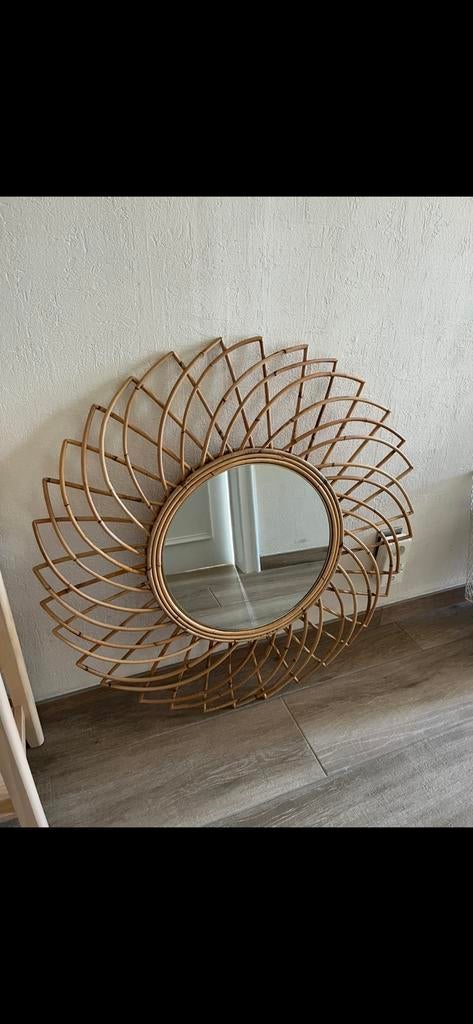 Rotan#riet spiegel zon, Enlèvement, Comme neuf