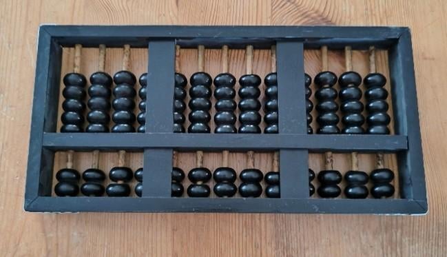 Authentiek Chinees telraam (Abacus), Enlèvement ou Envoi