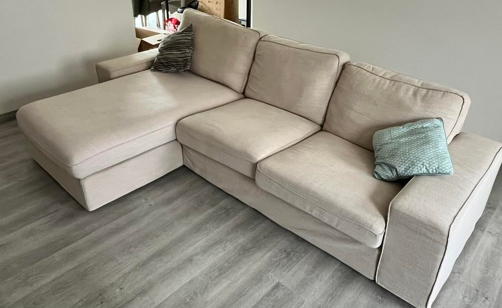 Siège à trois places avec chaise longue, Enlèvement, Comme neuf