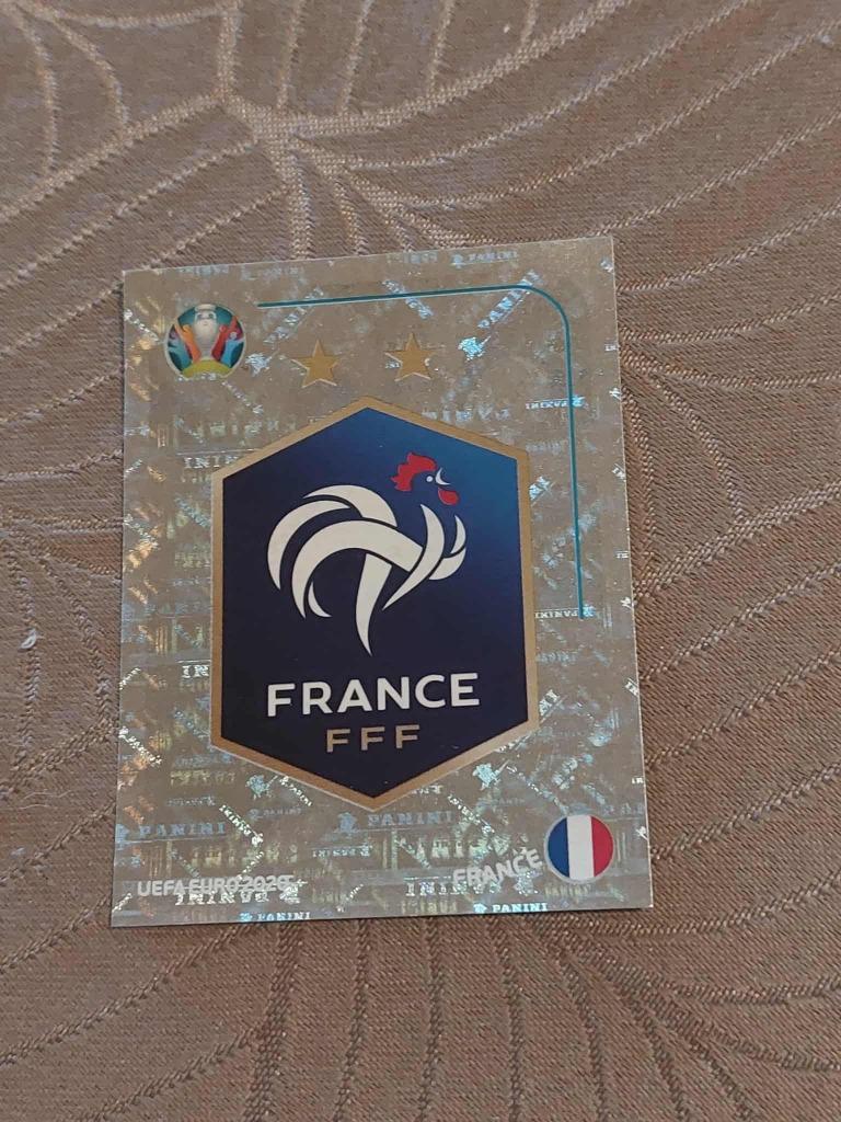 Panini / Sticker / Logo Frankrijk/UEFA Euro 2020, Verzamelen, Verzenden, Nieuw, Poster, Plaatje of Sticker