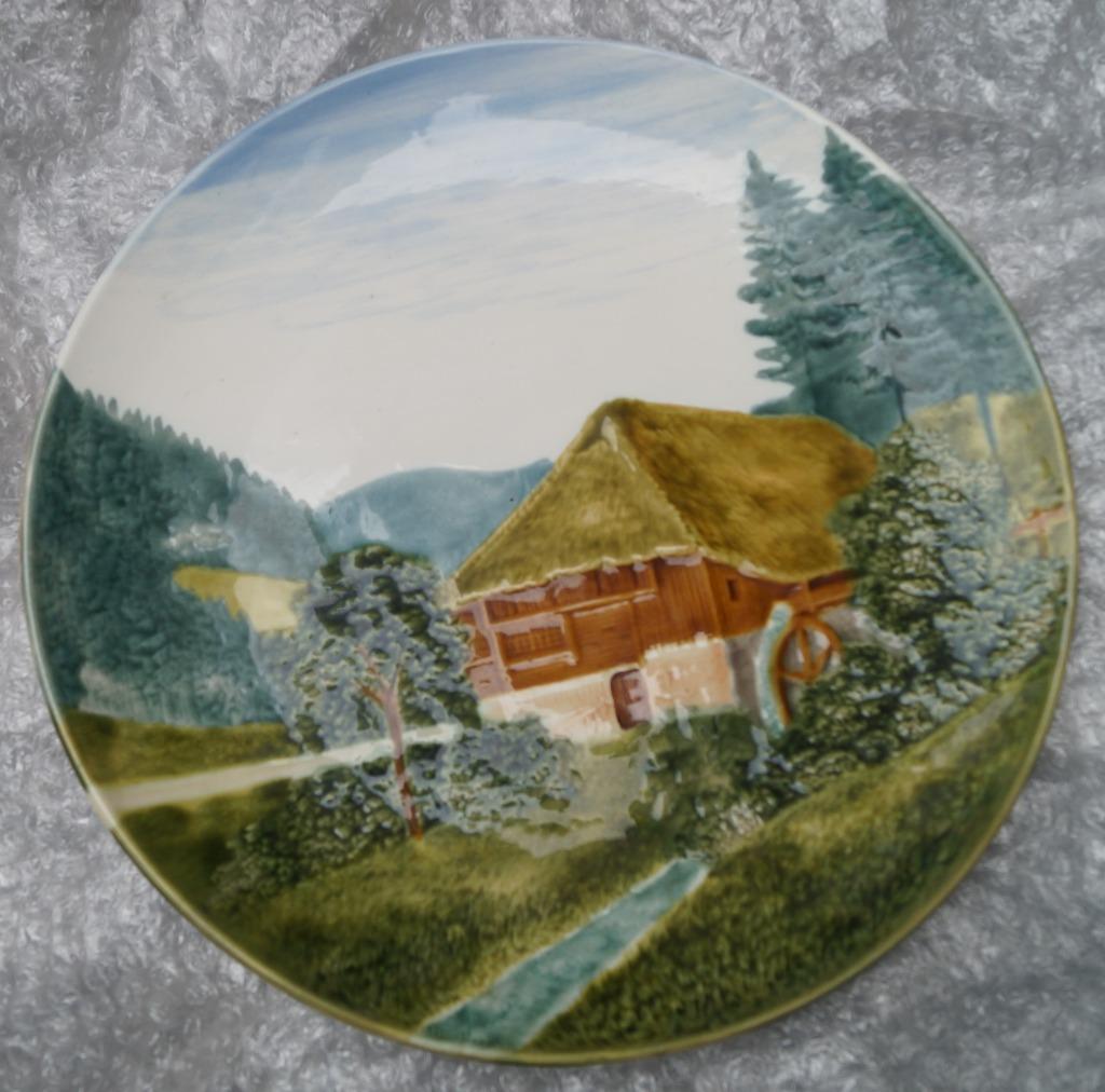 bord Barbotine, Antiek en Kunst, Antiek | Keramiek en Aardewerk, Ophalen of Verzenden