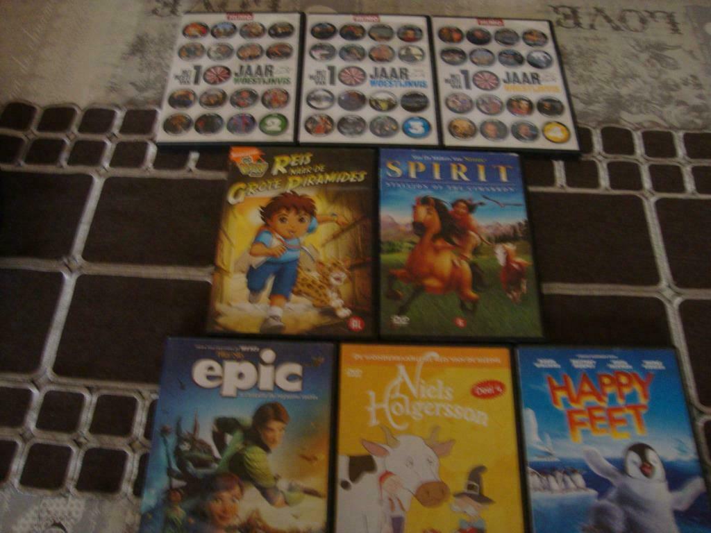 6 DVD: 3 topfilms voor kinderen & 3 woestijnvis, Alle leeftijden, Ophalen of Verzenden