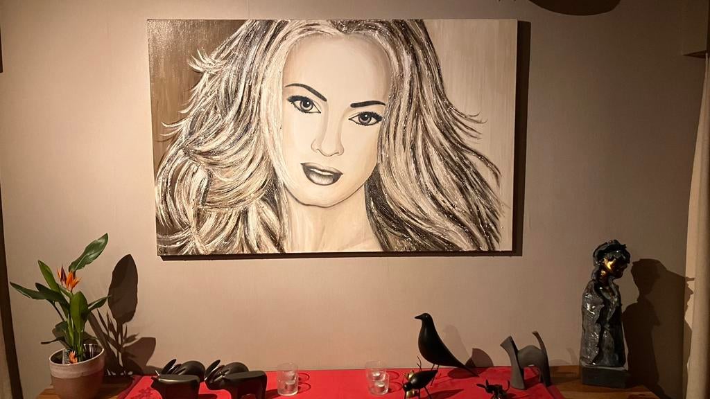 Schilderij op doek, Antiek en Kunst, Kunst | Schilderijen | Abstract, Ophalen