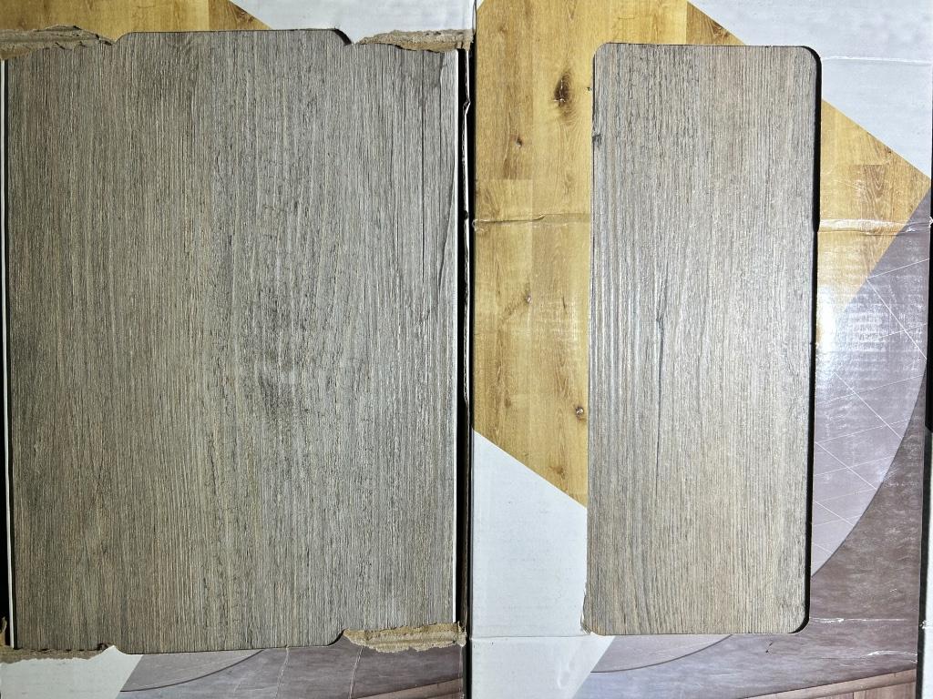 PVC-latten om onder geïntegreerde laag te klemmen grijs hout, Ophalen, Zo goed als nieuw, Overige materialen, Minder dan 20 mm