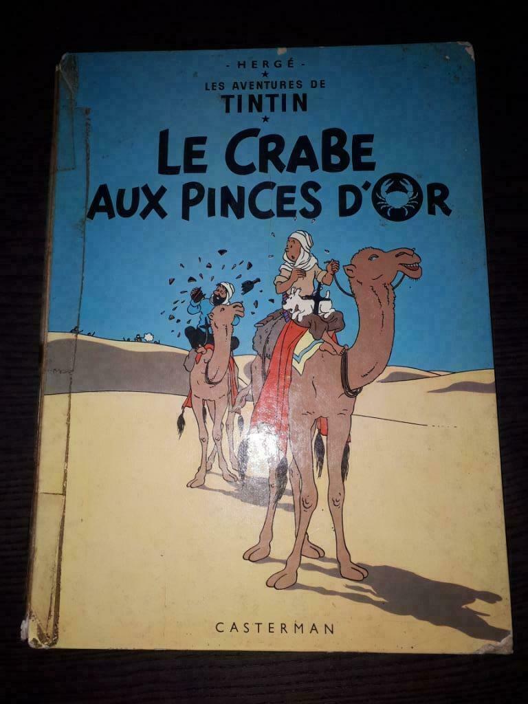 Kuifje de krab met de gouden klauwen, Eén stripboek, Hergé, Ophalen, Gelezen
