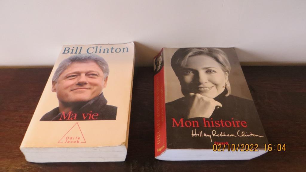 Bill Clinton  Ma vie & Hilary Clinton Mon histoire, Ophalen of Verzenden, Gelezen