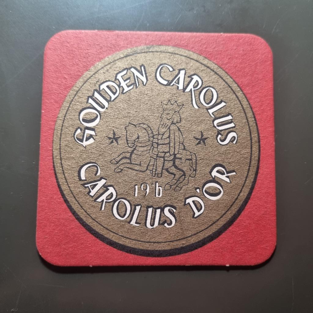 Sous Bock Gouden Carolus (modèle 1), Verzamelen, Biermerken, Ophalen of Verzenden, Gebruikt, Viltje(s), Overige merken