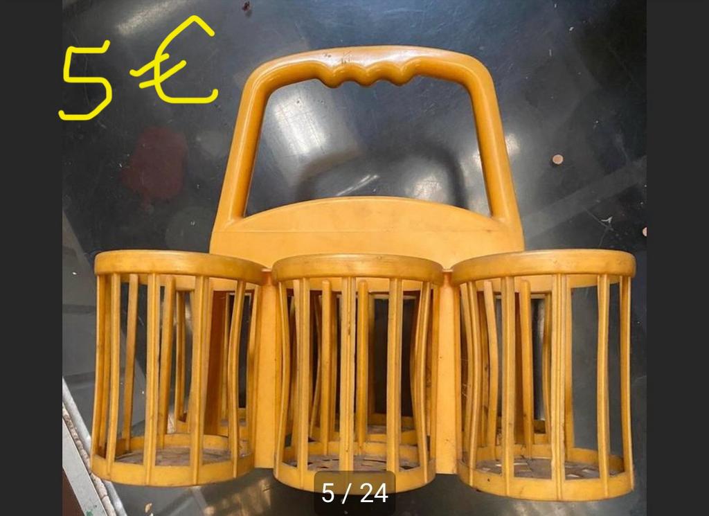 Porte bouteille vintage 3 pièces, prix : 5€/pièce, Moins de 50 cm, Enlèvement ou Envoi, Comme neuf, Synthétique