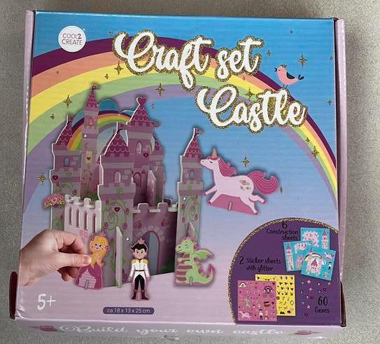Craft set castle- bouw je eigen prinsessenkasteel, Kinderen en Baby's, Ophalen of Verzenden, Nieuw