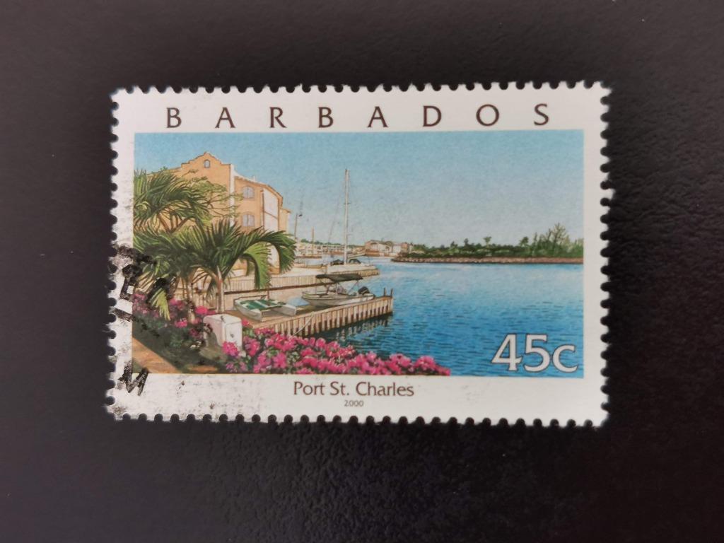 Barbados 2000 - Port St Charles, Ophalen of Verzenden, Gestempeld, Midden-Amerika