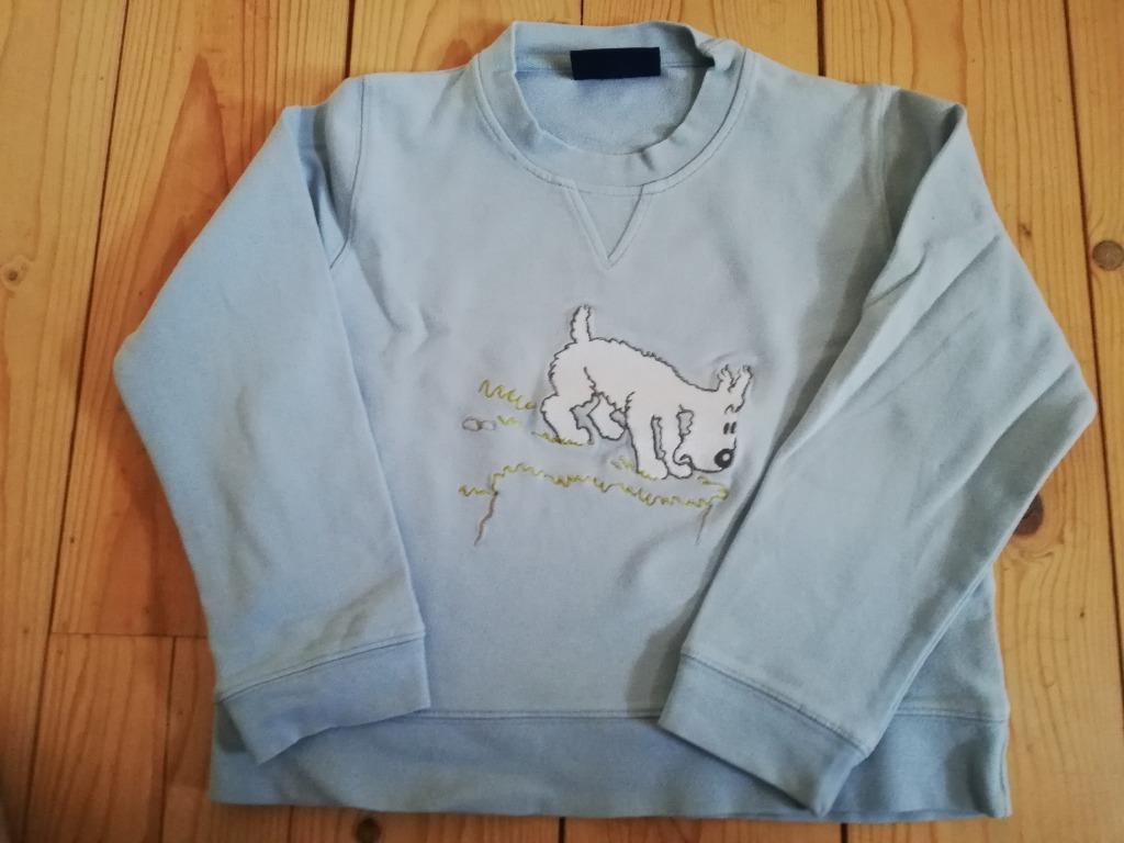 Pull Tintin Tintin - Bobby - 7 - 8 ans / 122 - 128, Enfants & Bébés, Garçon ou Fille, Enlèvement ou Envoi, Pull ou Veste, Utilisé