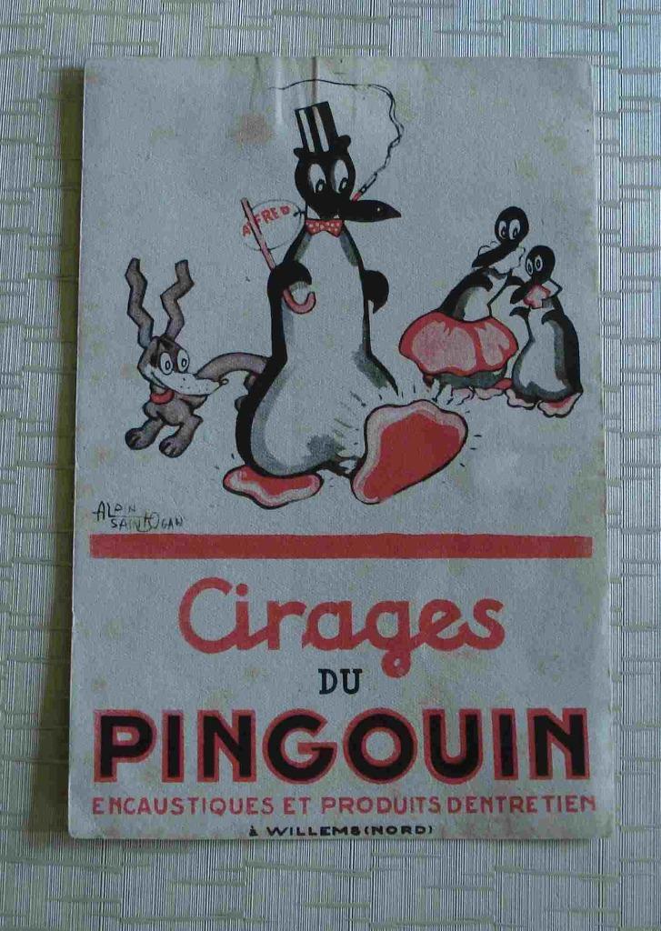 Vloeipapier Alain Saint Ogan jaren '40, Verzamelen, Ophalen of Verzenden, Gebruikt