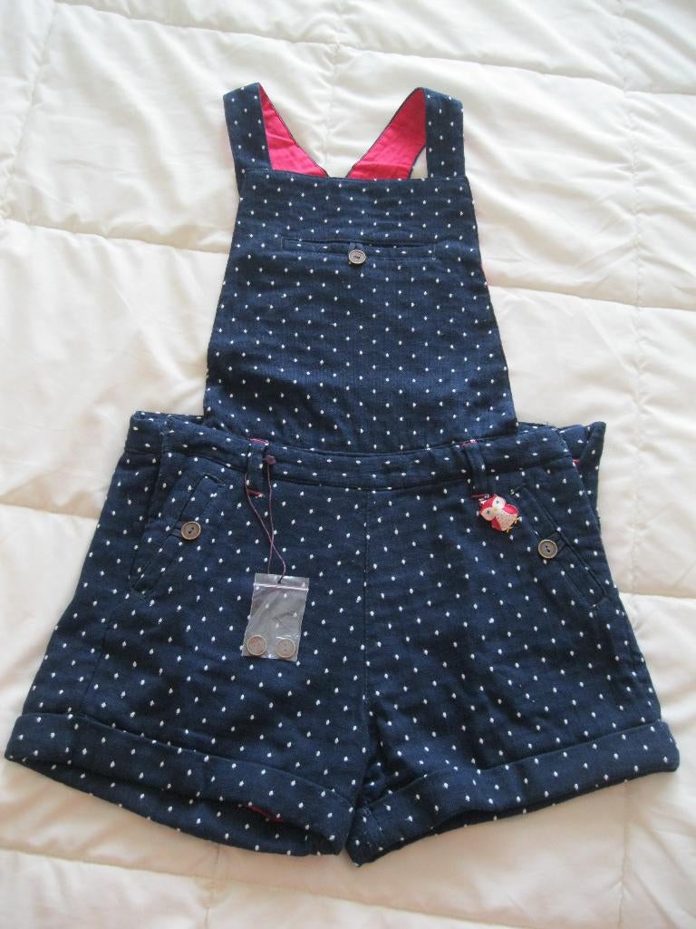 Nieuwe blauwe korte jumpsuit van Sergent Major 140, Kinderen en Baby's, Overige typen, Meisje, Nieuw, Ophalen of Verzenden