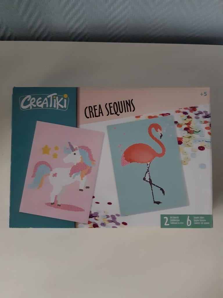 Ongeopend doosje crea sequins, Enlèvement, Comme neuf