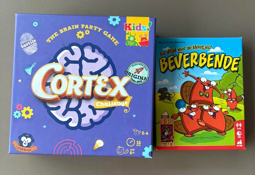 Cortex challenge junior en beverbende 10 euro, Vijf spelers of meer, Ophalen, Zo goed als nieuw