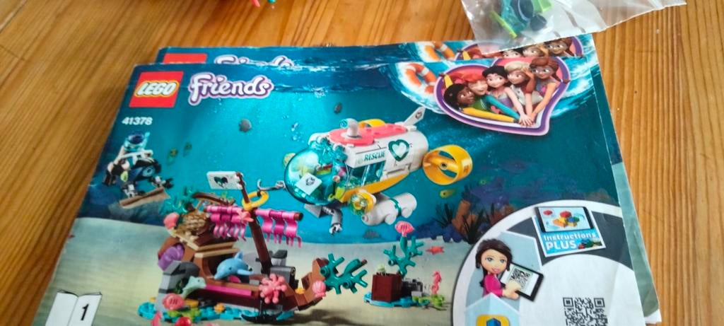 Lego dolfijnen reddingsmissie (41378), Ophalen, Zo goed als nieuw, Complete set, Lego