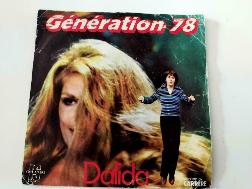 7" single Dalida Génération 78 Chanson Pop Française Françai, Enlèvement ou Envoi, 7 pouces, Pop, Single