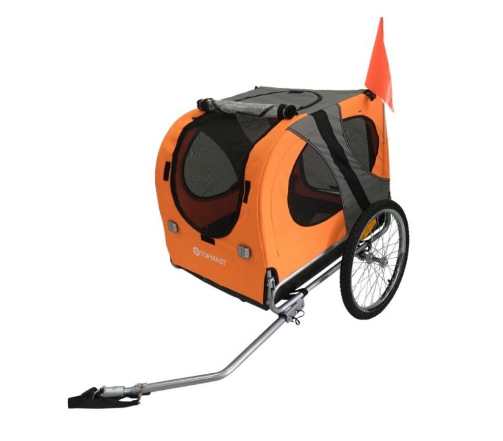 Chariot à vélo pliable pour chien Orange maintenant pour 129, Enlèvement ou Envoi, Neuf