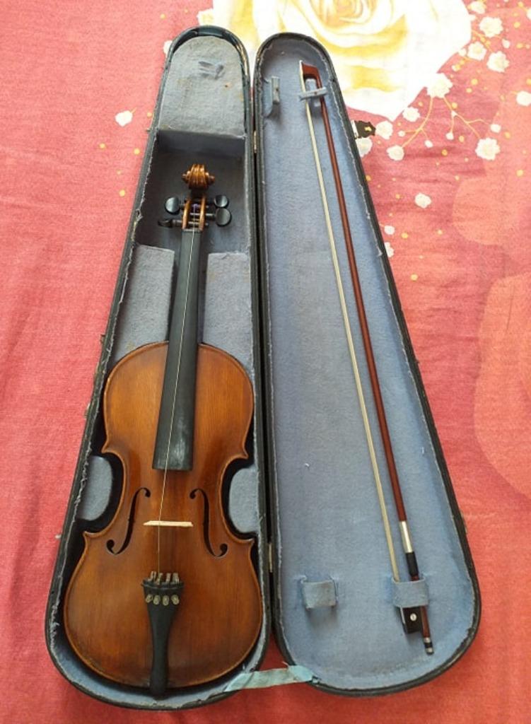 violon belge 4/4, Muziek en Instrumenten, Strijkinstrumenten | Violen en Altviolen, Ophalen, Gebruikt, 4/4-viool, Viool