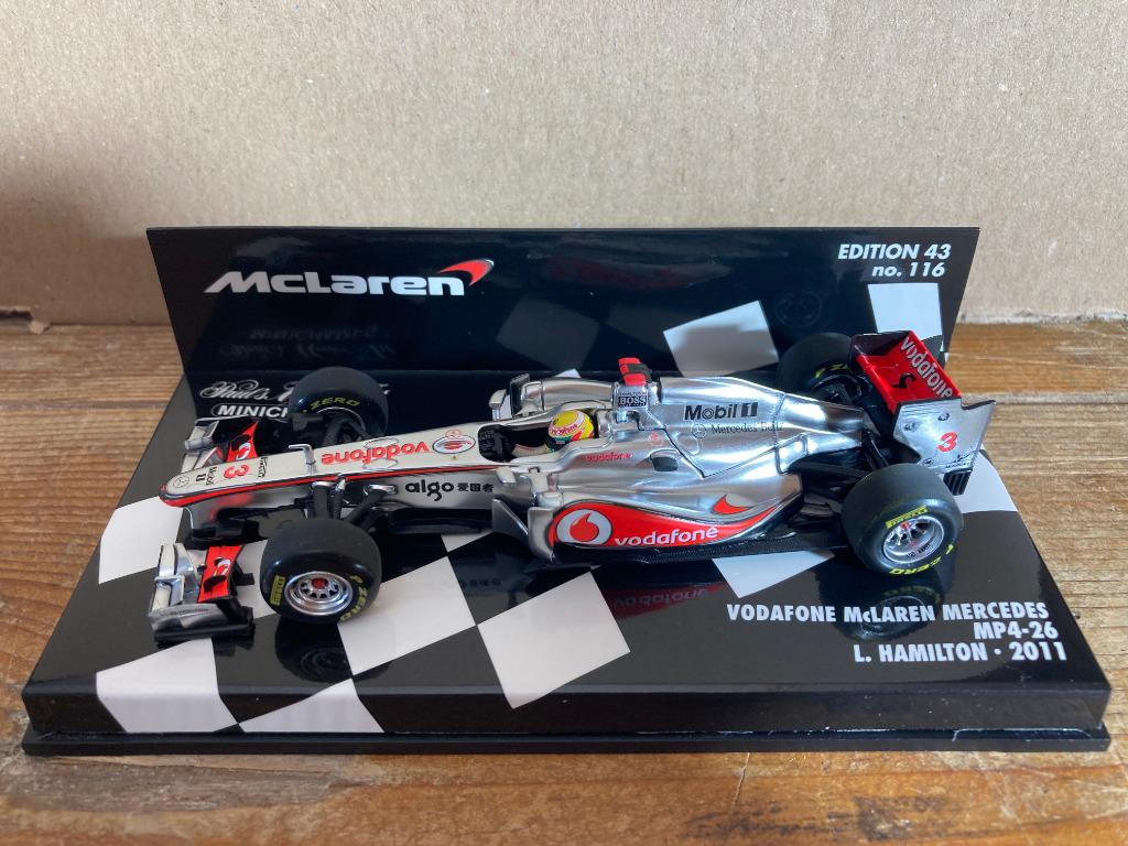 Lewis Hamilton 1:43 Vodafone Mclaren Mercedes MP4-26 2011, Verzamelen, Automerken, Motoren en Formule 1, Nieuw, Formule 1, Ophalen of Verzenden