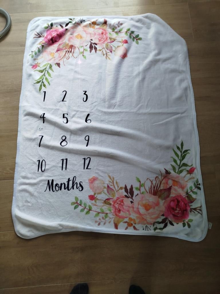Baby deken aftel maanden, Ophalen of Verzenden, Deken