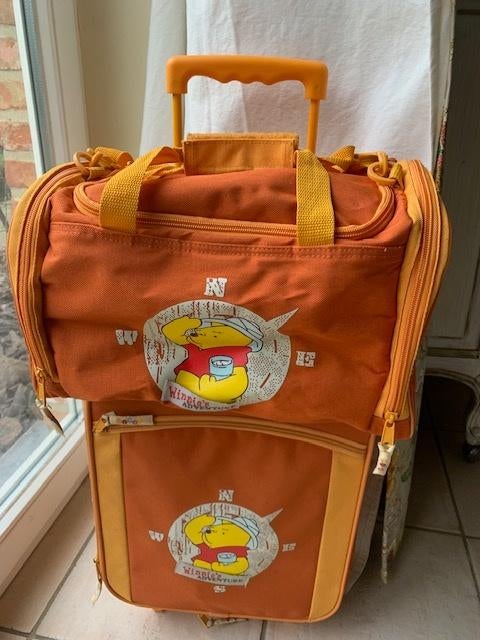 valise  + sac "Winnie the Pooh", Collections, Enlèvement ou Envoi, Winnie l'Ourson ou amis, Comme neuf, Sac, Valise ou Pochette