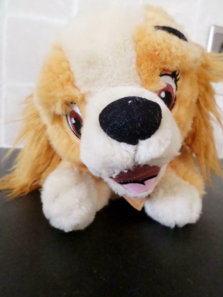 Disney knuffel hond Lady, Ophalen of Verzenden, Zo goed als nieuw, Knuffel