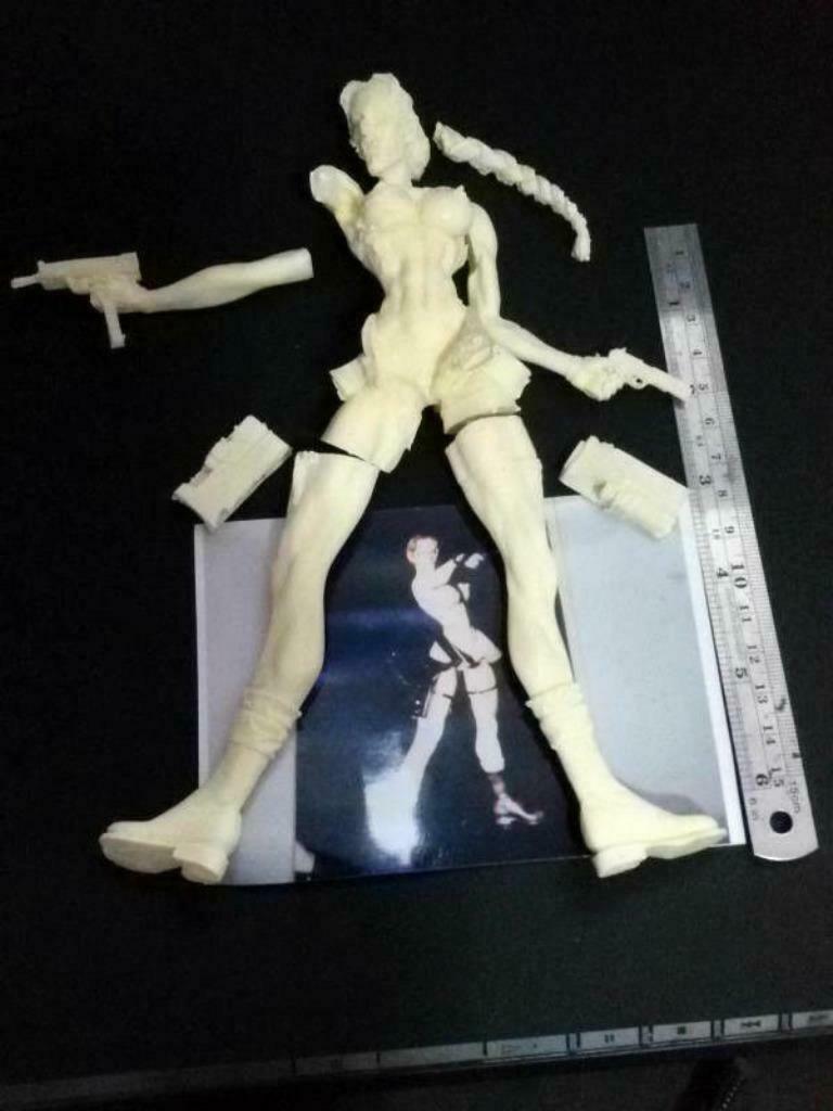 LARA CROFT TOMB RAIDER Anime version #2 Resin Model Kit 1/8, Enlèvement ou Envoi, Neuf, Personnage ou Figurines