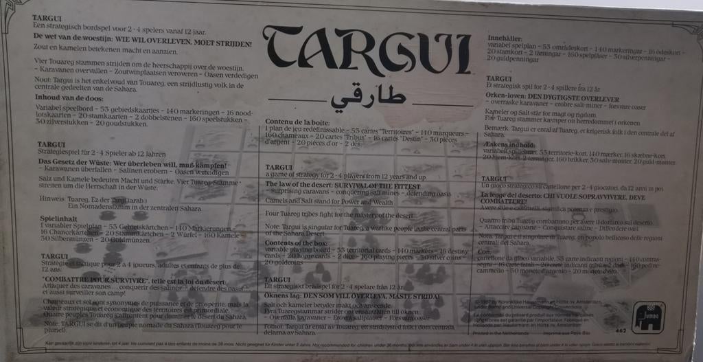 Targui, Ophalen of Verzenden, Gebruikt, Jumbo