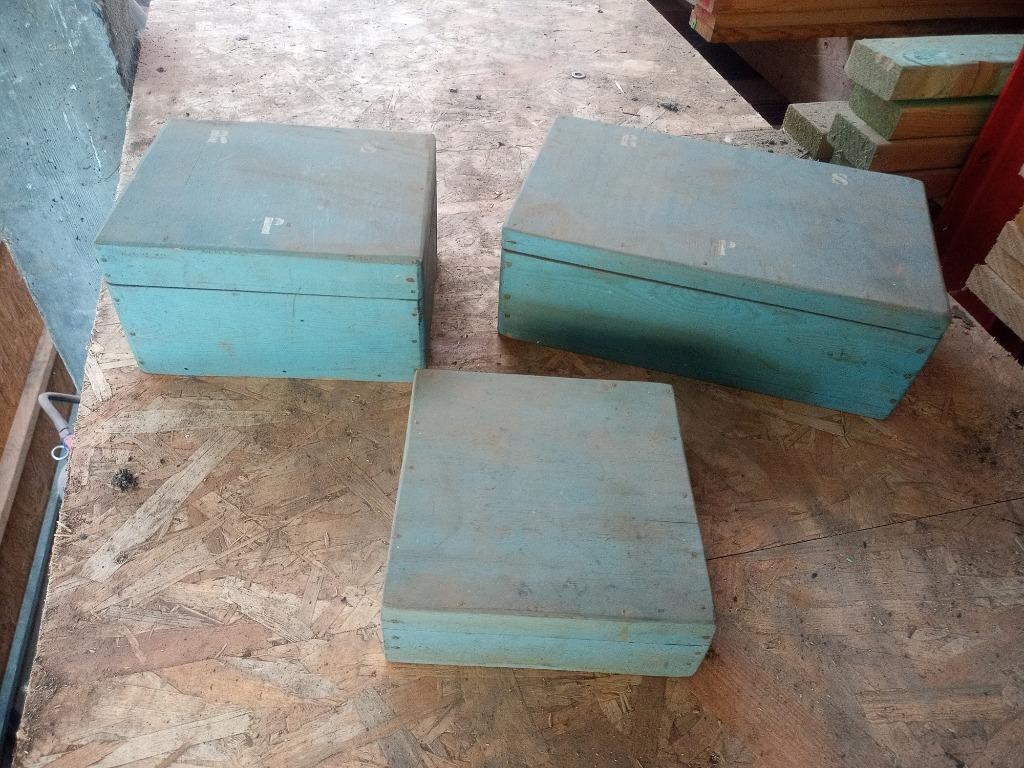 Boîtes en bois vintage, Enlèvement