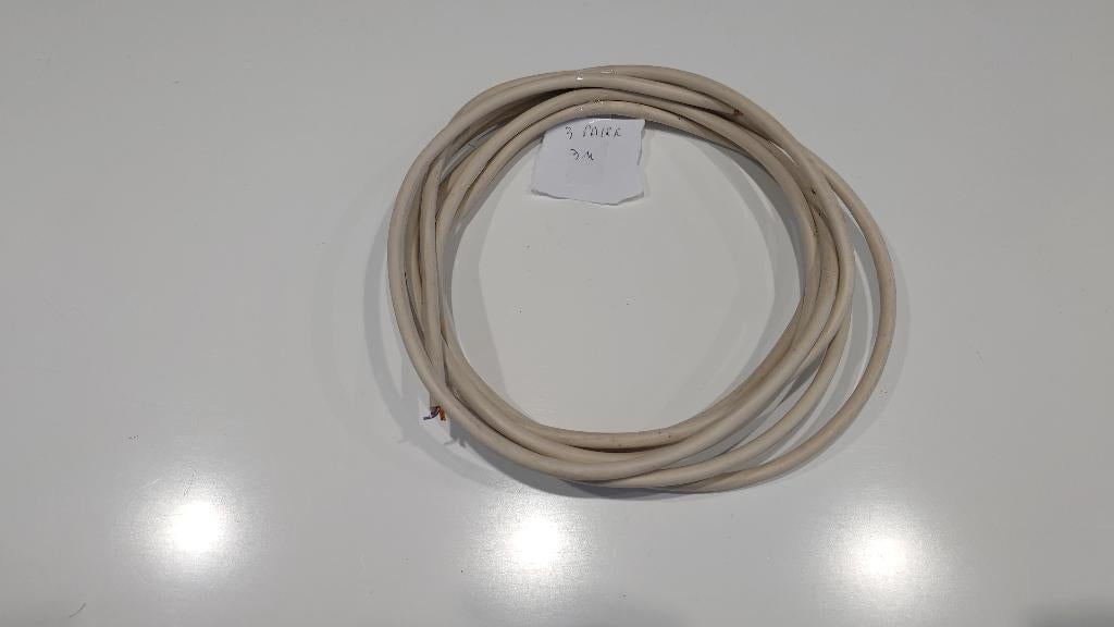 Câble téléphone 3 paires (6 fils) 3m, Envoi, Utilisé