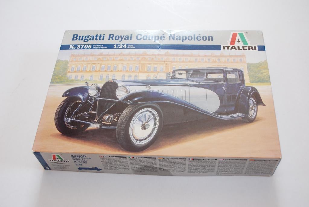 1/24 Italeri Bugatti Royal Coupé Napoléon, Hobby en Vrije tijd, Gebruikt, Groter dan 1:32, Ophalen of Verzenden, Italeri