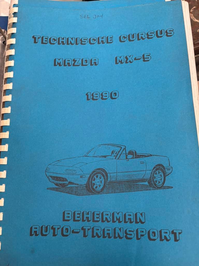 Cours de formation, importateur,  Mazda MX-5 1.6 1990, Enlèvement ou Envoi, Mazda