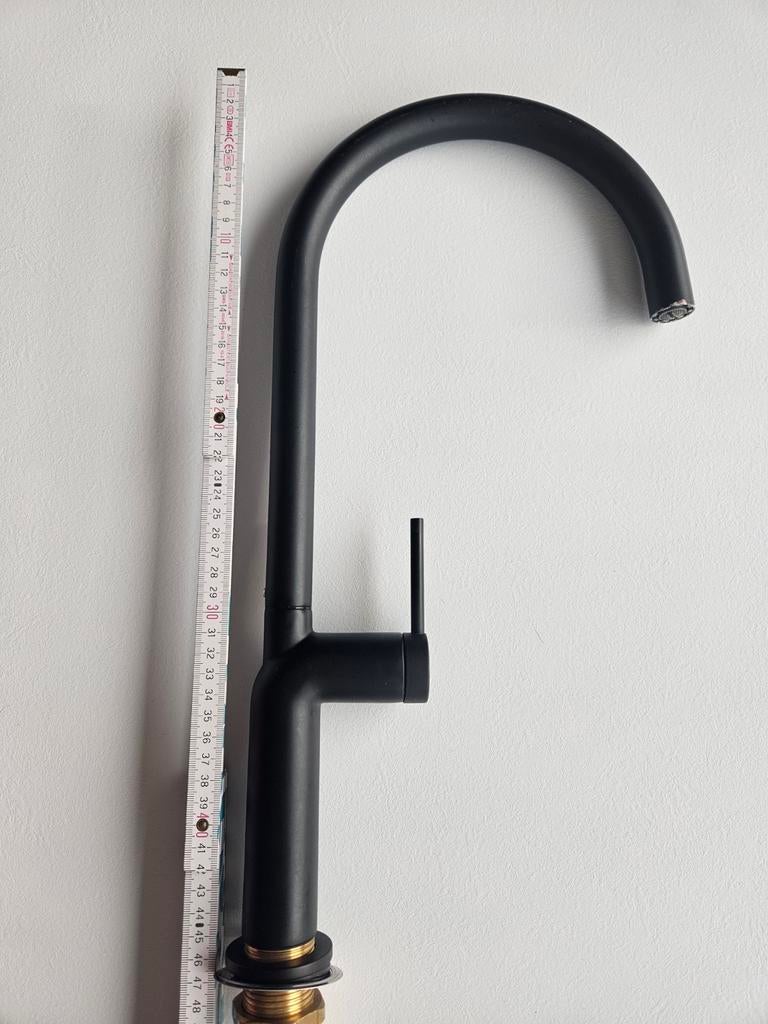 Zwarte keukenkraan Gessi, Ophalen, Gebruikt, Kraan