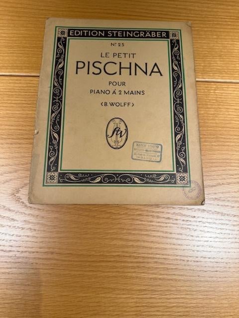 Le Petit Pischna — 48 exercices pour piano (Bernhard Wolff), Enlèvement ou Envoi, Artiste ou Compositeur, Classique, Utilisé