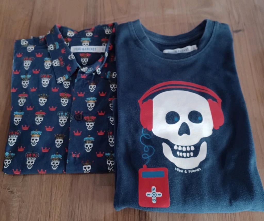 Shirt + hemdje Filou & Friends, Kinderen en Baby's, Ophalen, Gebruikt, Filou & Friends, Shirt of Longsleeve