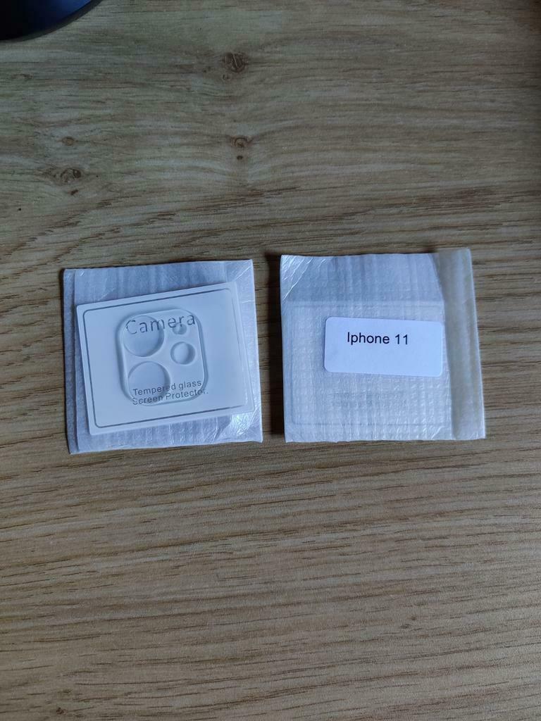 2 verre trempé caméra Iphone 11, Enlèvement ou Envoi, Neuf, Façade ou Cover