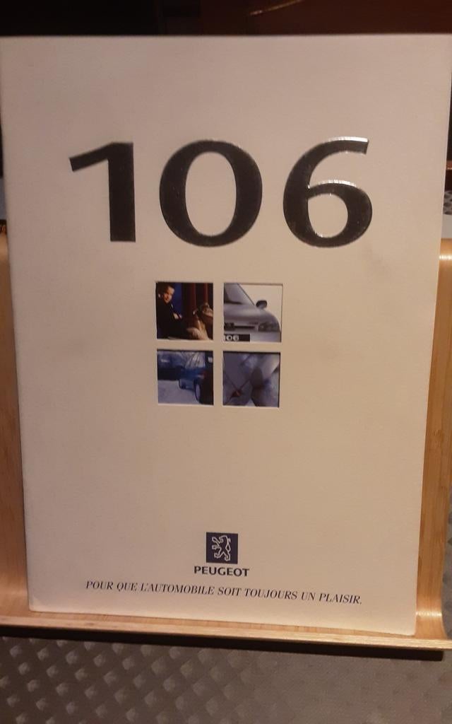 Brochure PEUGEOT 106, Livres, Autos | Brochures & Magazines, Enlèvement ou Envoi, Comme neuf, Peugeot