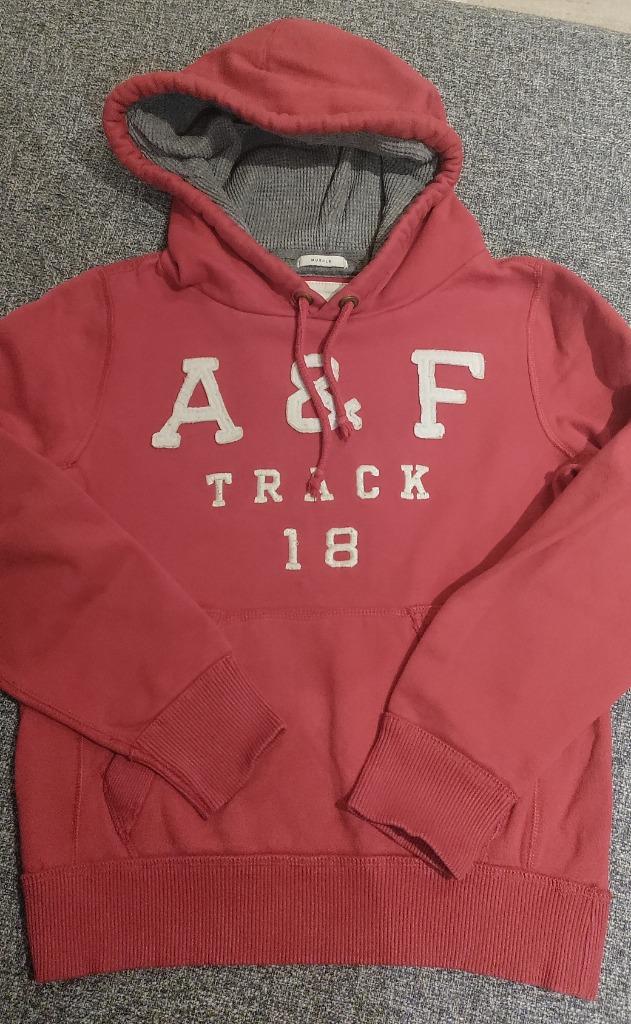 ABERCROMBIE hoodie   S, Rouge, Enlèvement ou Envoi, SuperDry, Porté