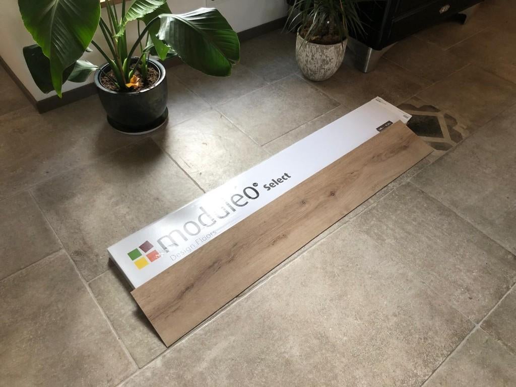 pvc vloer moduleo Select Brio Oak 22247, Synthétique, Enlèvement, 10 à 30 cm, 10 m²² ou plus