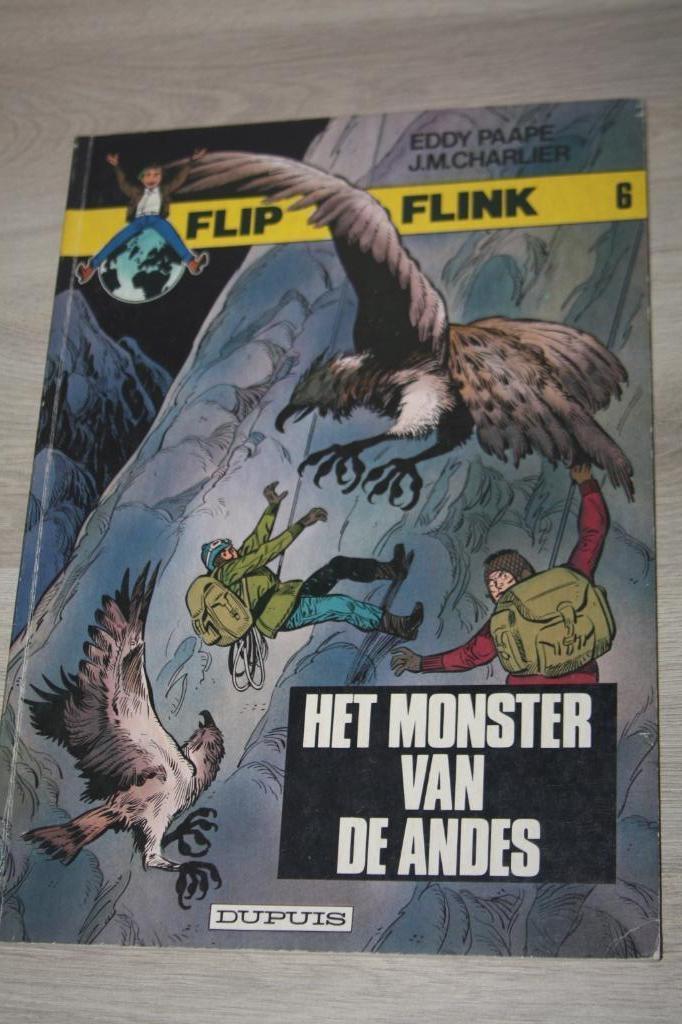 Flip Flink nr 6 , Eddy Paape, J.M.. Charlier , 1e druk 1980, Boeken, Stripverhalen, Gelezen, Eddy Paape, Eén stripboek, Ophalen of Verzenden