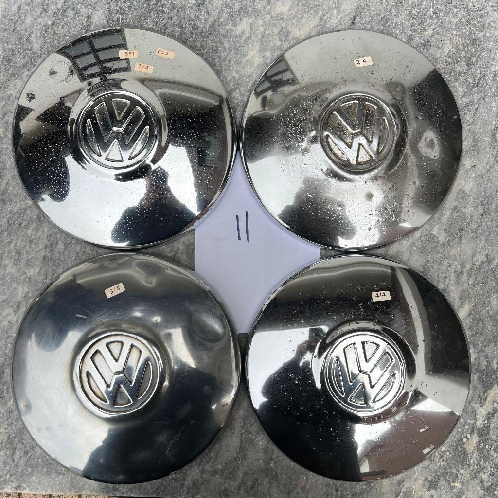VW Chromen Wieldop 4x130 Kever Karmann Ghia 1968 en jonger, Autos : Divers, Accessoires de voiture, Utilisé, Enlèvement ou Envoi