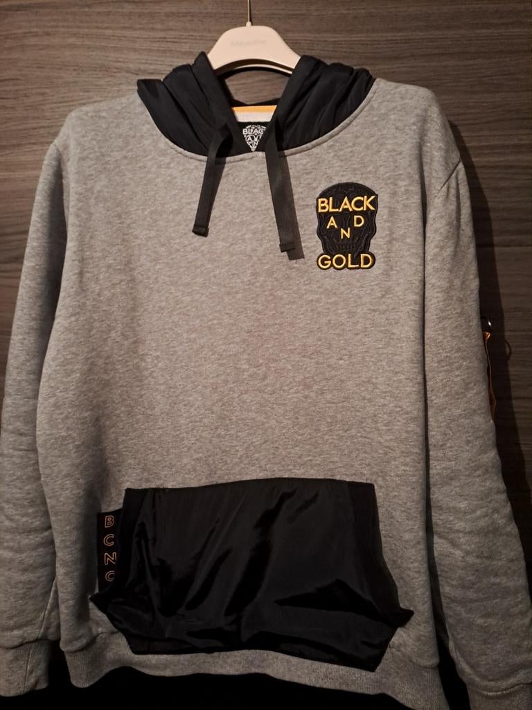 Trui Black and Gold, Maat 52/54 (L), Ophalen of Verzenden, Grijs, Gedragen