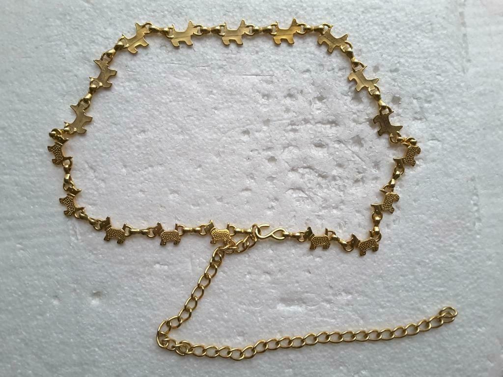 Dameskettingriem met hondenmotief, Minder dan 3 cm, Nieuw, Tailleriem, Ophalen of Verzenden