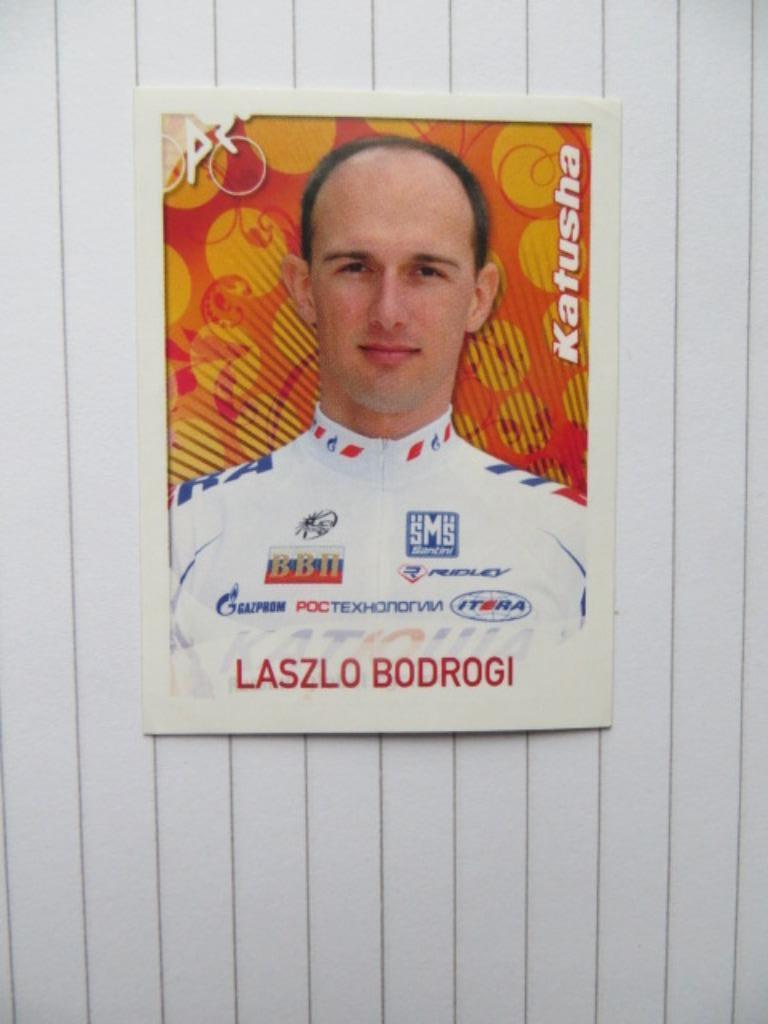 Sticker Sprint 09 : Laszlo Bodrogi - Katusha - Panini, Verzamelen, Ophalen of Verzenden, Nieuw, Sport
